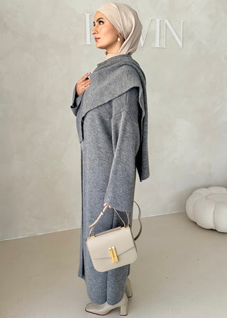 LONG Auréa Jacke mit Schal