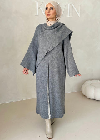 LONG Auréa Jacke mit Schal