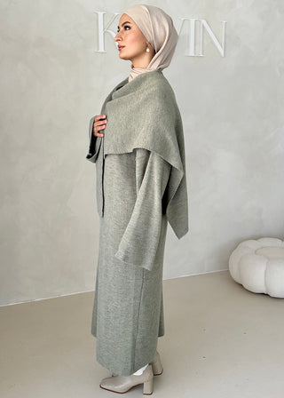 LONG Auréa Jacke mit Schal