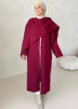 LONG Auréa Jacke mit Schal