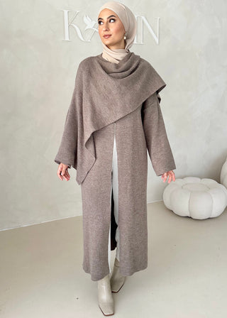 LONG Auréa Jacke mit Schal