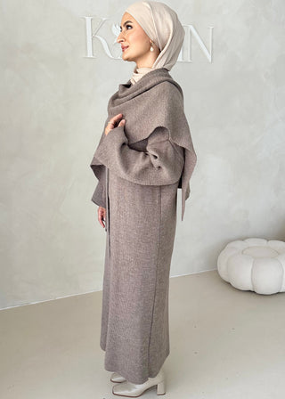 LONG Auréa Jacke mit Schal