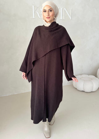 LONG Auréa Jacke mit Schal
