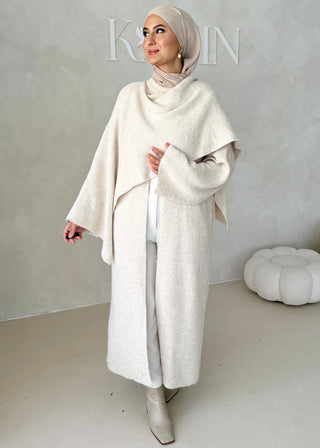 LONG Auréa Jacke mit Schal