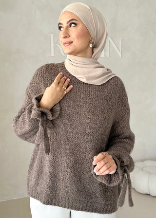 Juliet Pullover mit Schürdetail