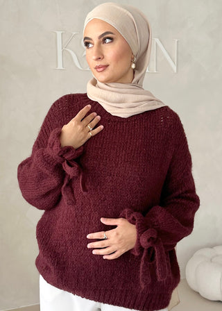 Juliet Pullover mit Schürdetail