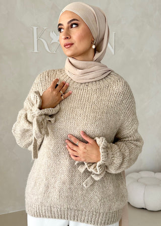 Juliet Pullover mit Schürdetail