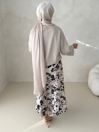 Leya Satin Rock mit Muster