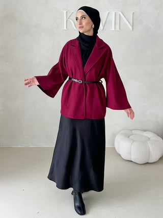 Liz Jacke mit Gürtel