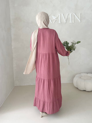 Musselin Boho Kleid