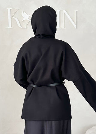 Mer Jacke mit Gürtel