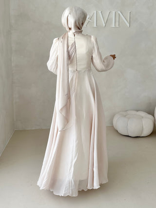 Eléa Abendkleid mit Strasssteinen