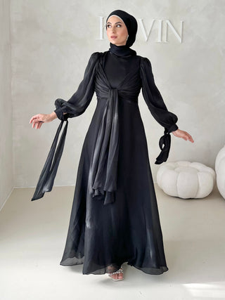 Layali Abendkleid (3-Bindetechniken)
