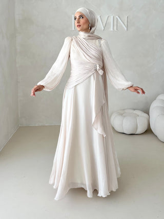 Eléa Abendkleid mit Strasssteinen