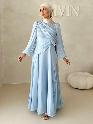 Eléa Abendkleid mit Strasssteinen