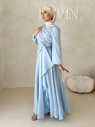 Eléa Abendkleid mit Strasssteinen