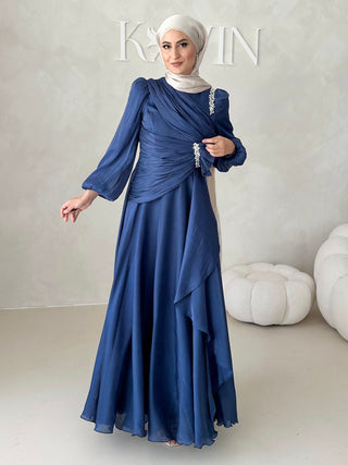 Eléa Abendkleid mit Strasssteinen