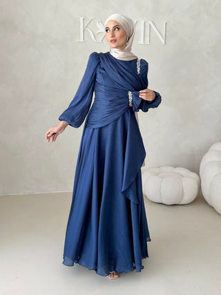 Eléa Abendkleid mit Strasssteinen