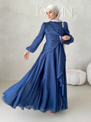 Eléa Abendkleid mit Strasssteinen