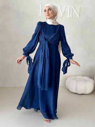 Layali Abendkleid (3-Bindetechniken)