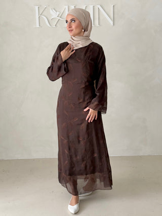Leaf Maxikleid