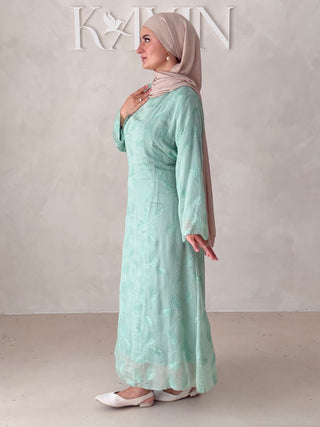 Leaf Maxikleid