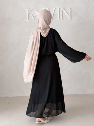 Chiffon Maxikleid