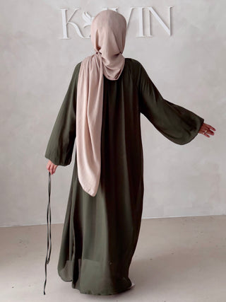 Chiffon Maxikleid