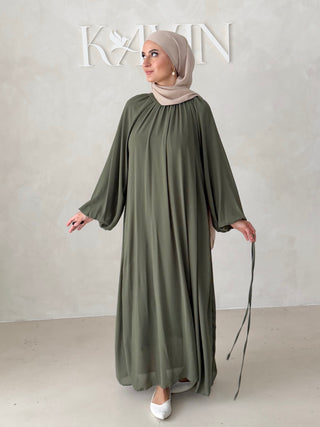 Chiffon Maxikleid