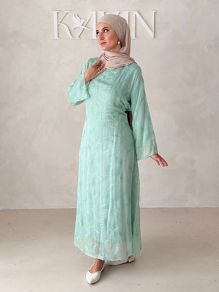 Leaf Maxikleid