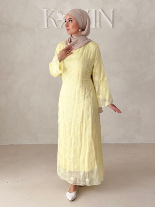 Leaf Maxikleid