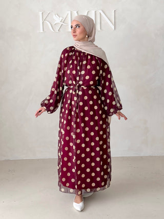 Maxikleid MIT Punkten