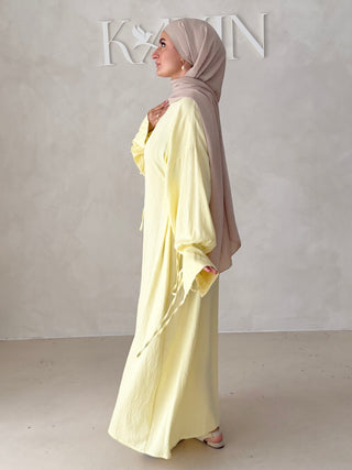 Schleifen Maxikleid