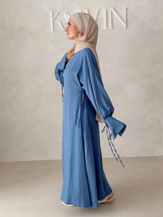Schleifen Maxikleid