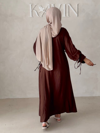 Schleifen Maxikleid