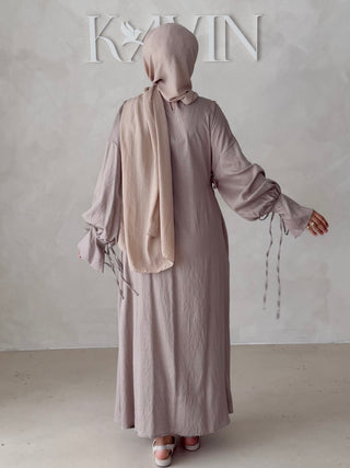 Schleifen Maxikleid