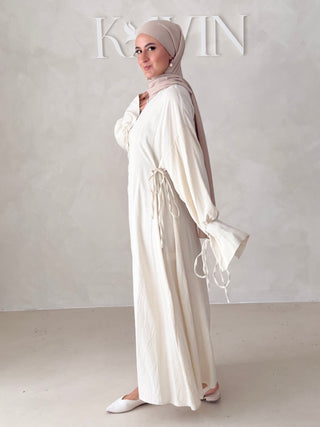 Schleifen Maxikleid