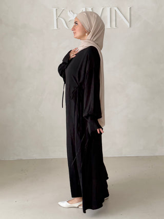 Schleifen Maxikleid