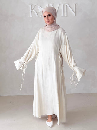 Schleifen Maxikleid
