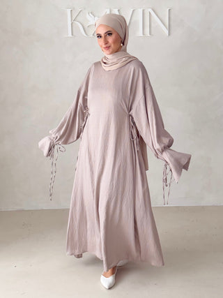 Schleifen Maxikleid
