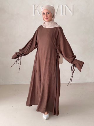 Schleifen Maxikleid