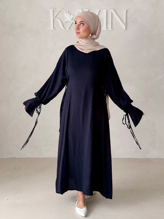 Schleifen Maxikleid