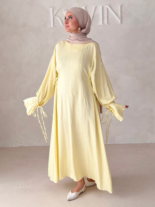 Schleifen Maxikleid
