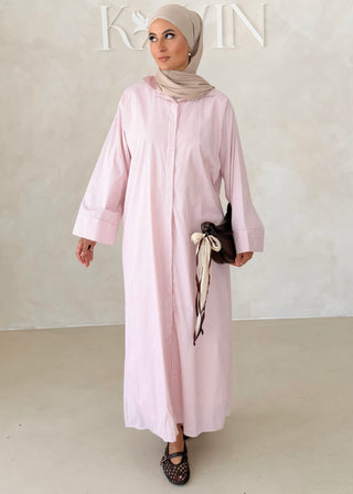 Liniertes Hemdkleid