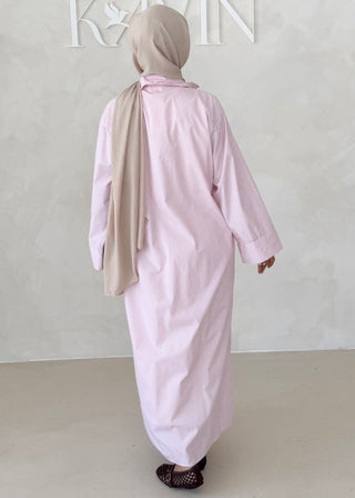 Liniertes Hemdkleid