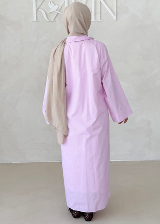 Liniertes Hemdkleid