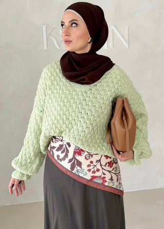 Strickpullover MIT Ärmeldetails