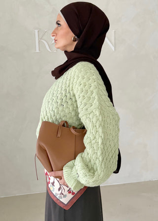Strickpullover MIT Ärmeldetails