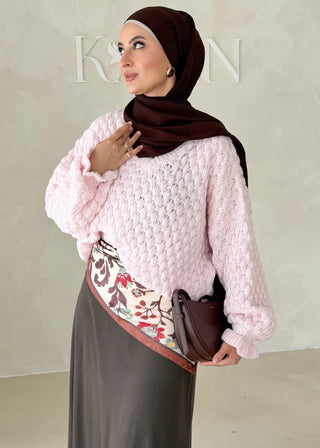 Strickpullover MIT Ärmeldetails