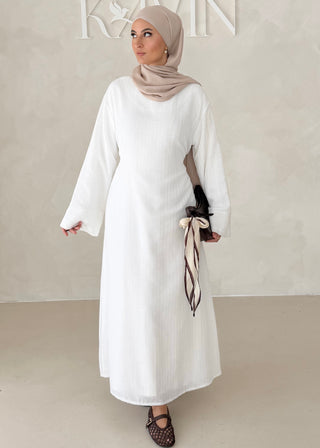 Linierte Basic Abaya